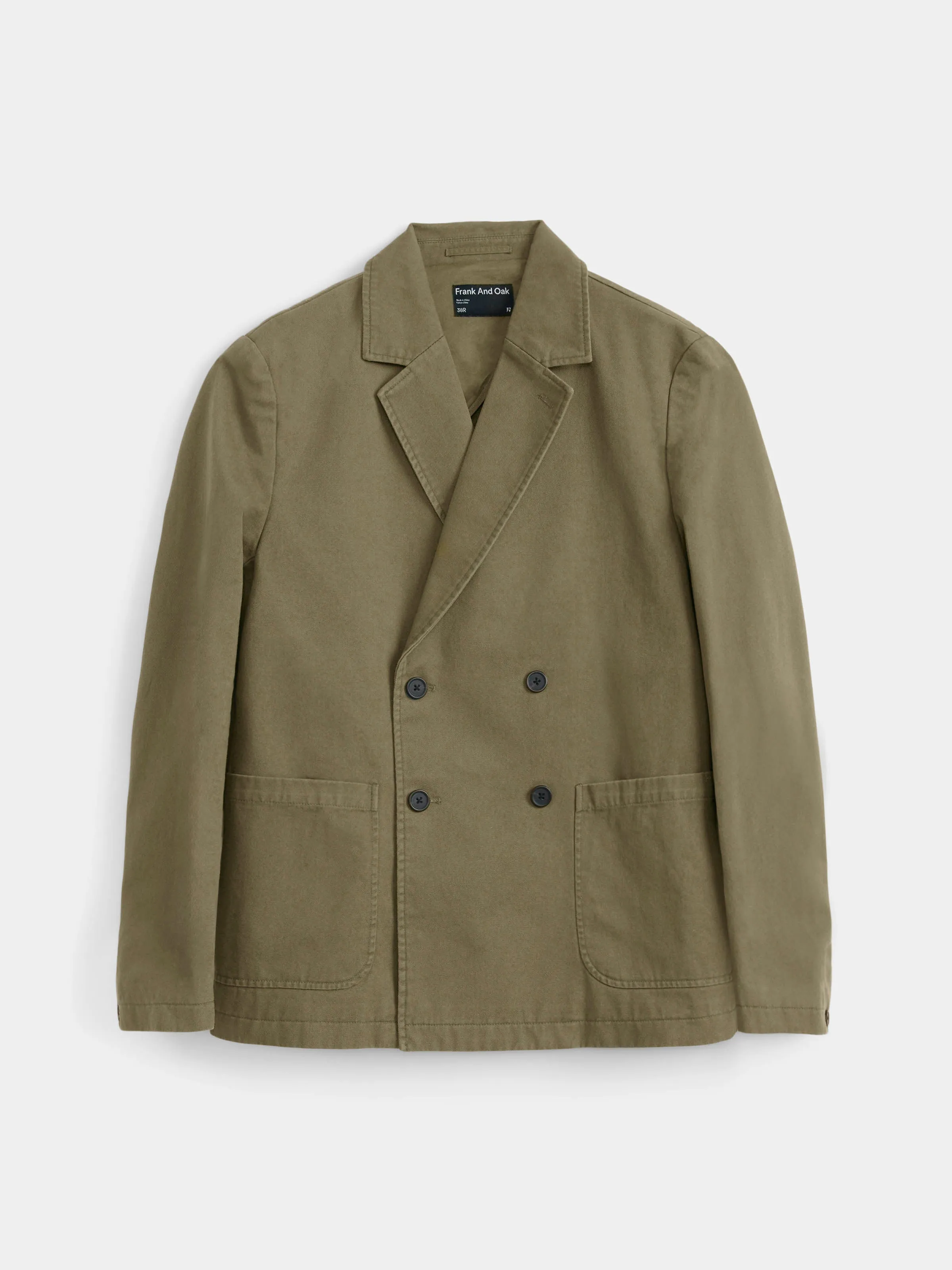 The Double Breasted Jacket in Khaki