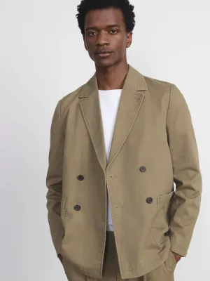 The Double Breasted Jacket in Khaki
