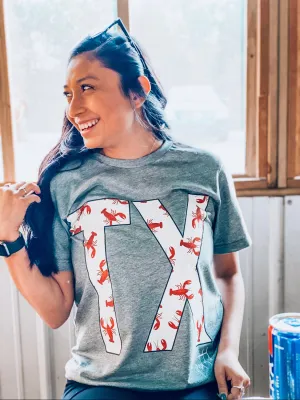 TX crawfish tee