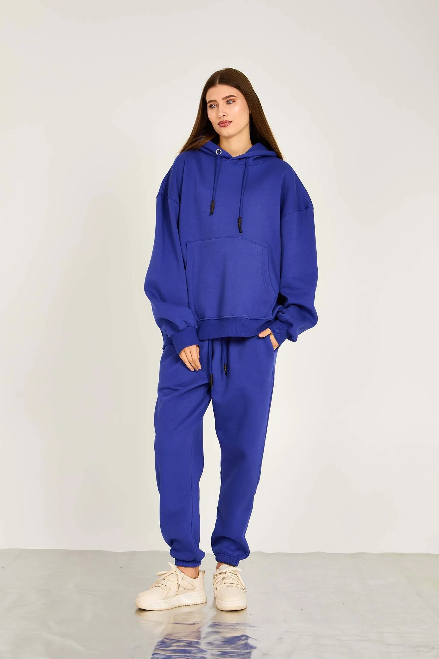 Unisex Loose Fit Sweat Pant Blue