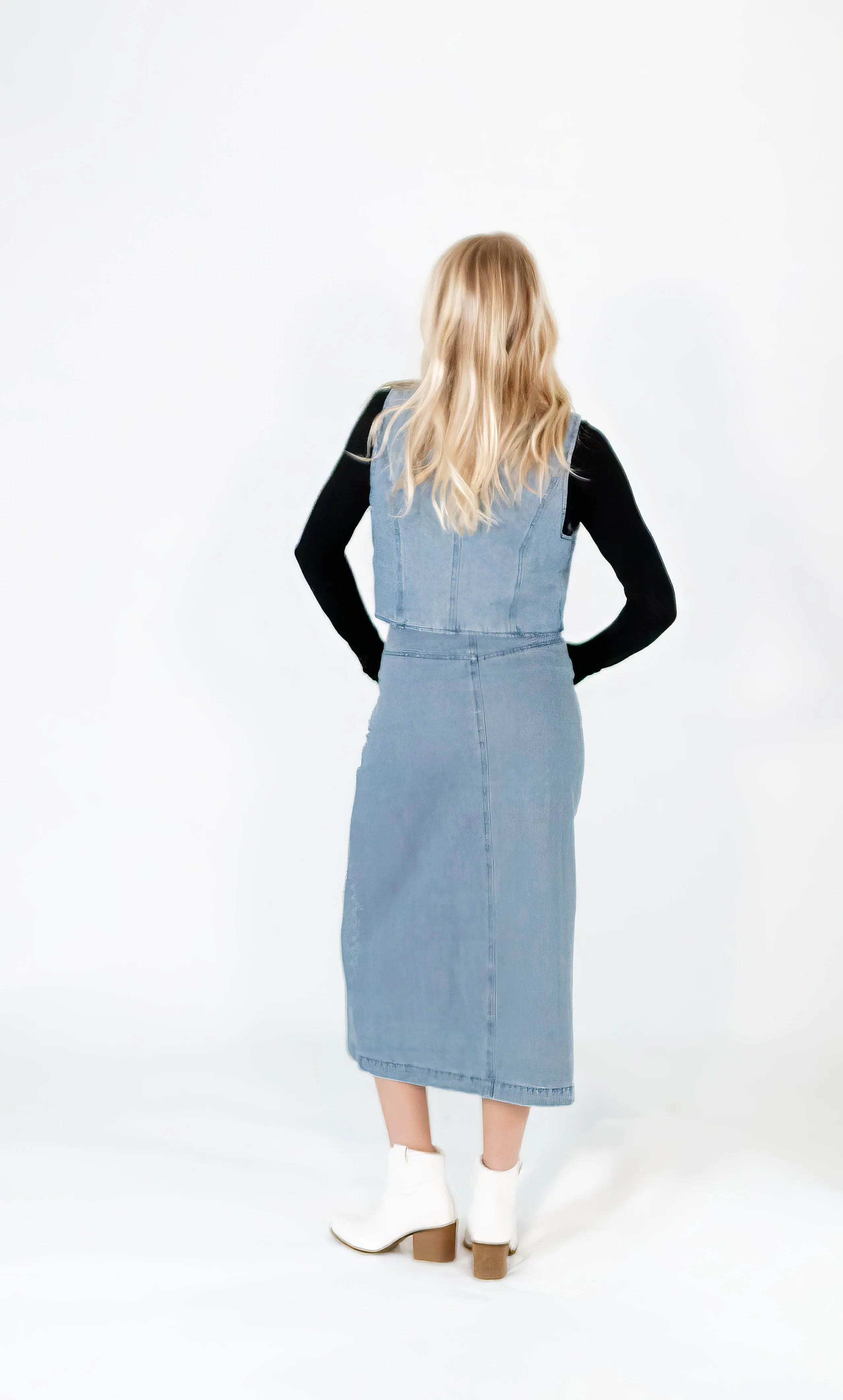 Virginia Button Down Skirt
