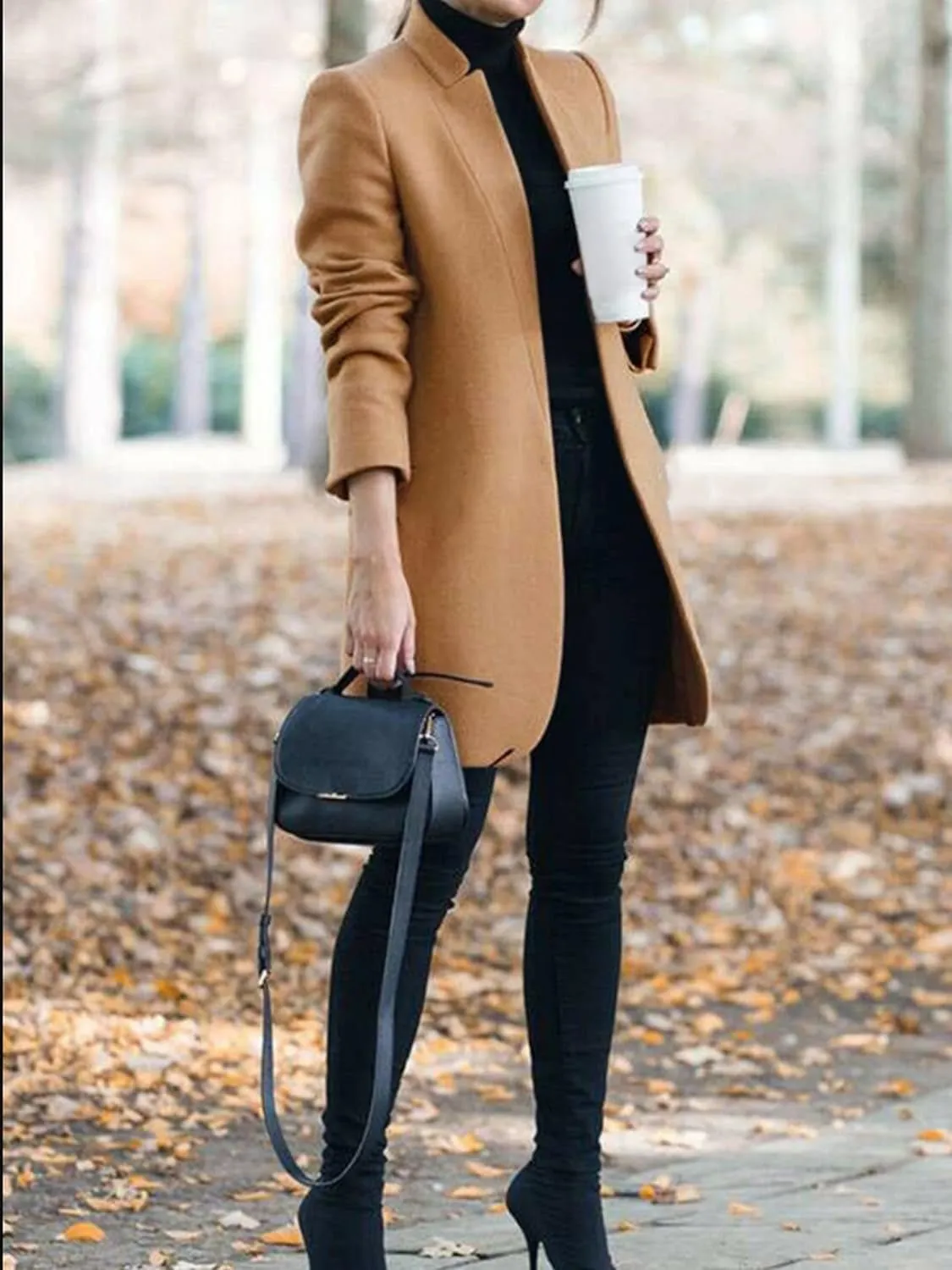 WOMEN PEACOAT TRENCH COAT