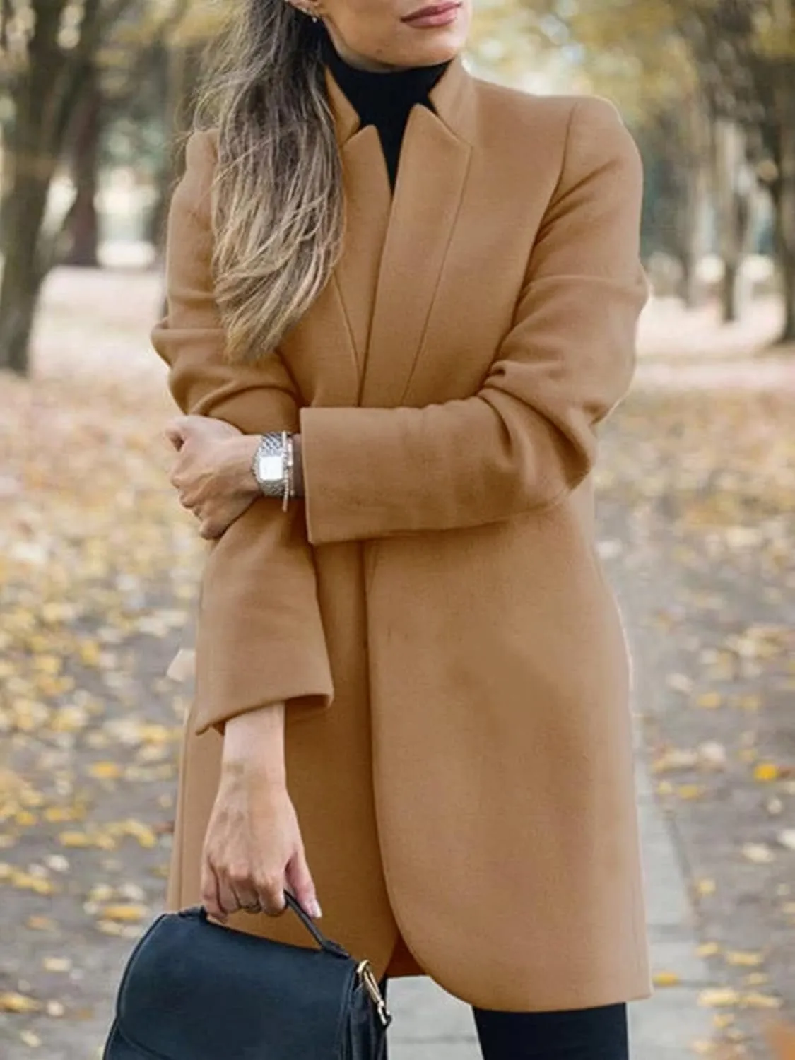 WOMEN PEACOAT TRENCH COAT