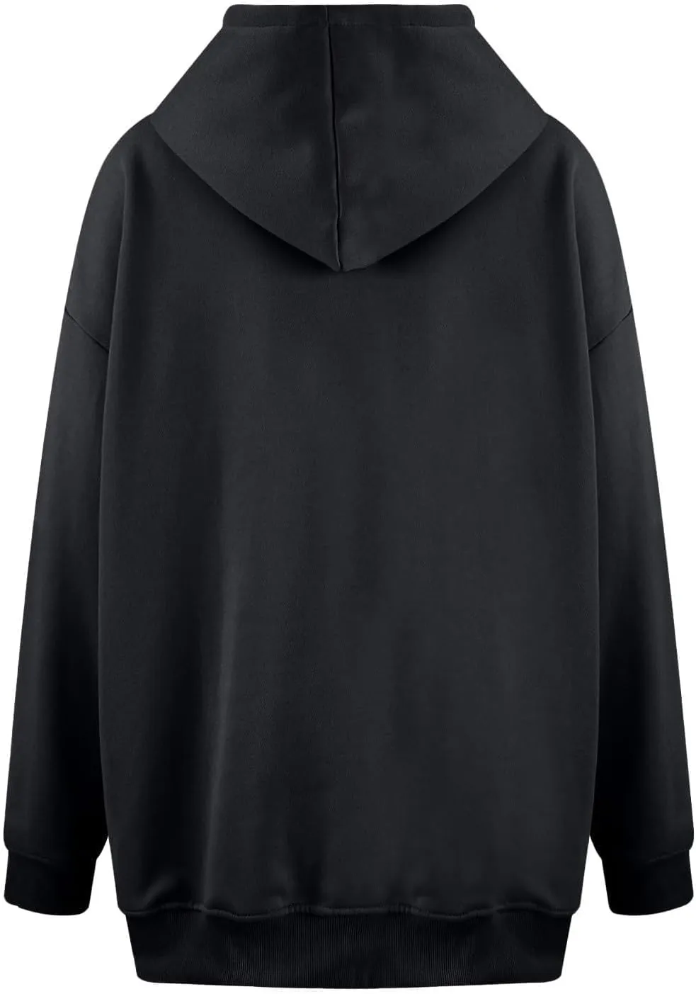 Womens Oversized Hoodies Causal Long Sleeve Fleece Hooded Sweatshirt Comfy Solid Color Pullover Tops Fall Outfits